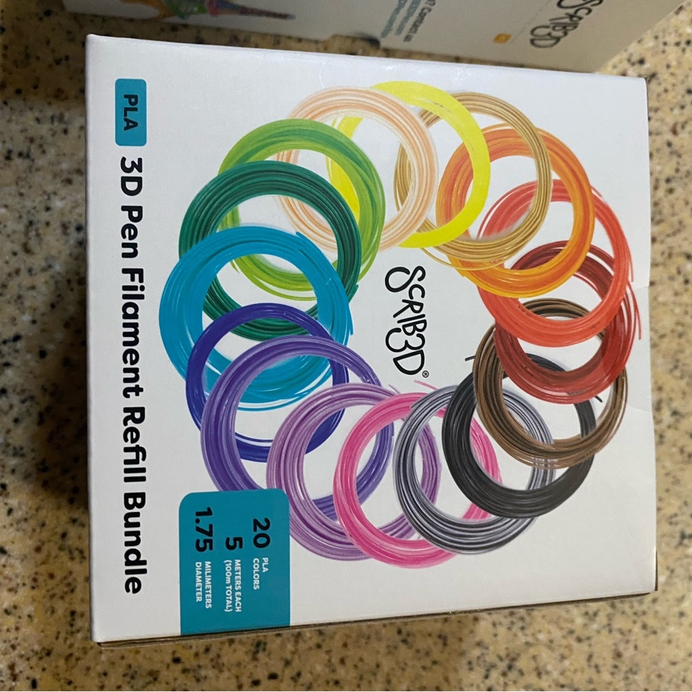 Blue 3D Pen with Filament Refill Bundle - Picture 5 of 6